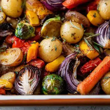 Garlic Herb Oven Roasted Vegetables