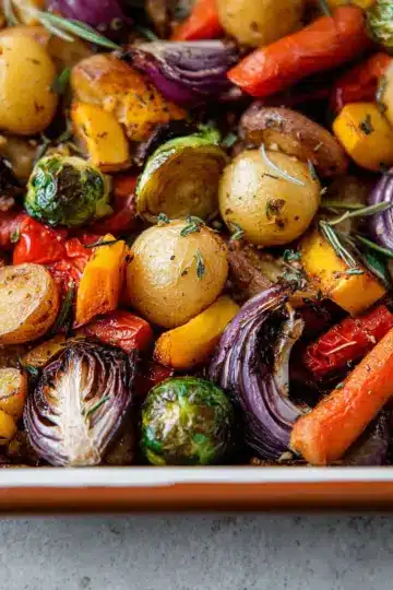 Garlic Herb Oven Roasted Vegetables