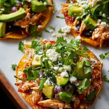 Chicken Tostadas