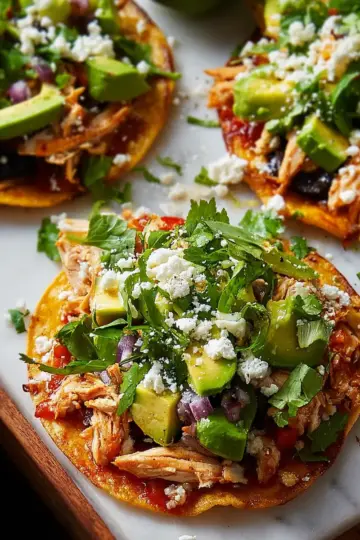 Chicken Tostadas