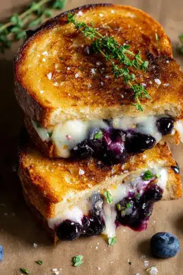 Blueberry White Cheddar Grilled Cheese