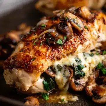 Mushroom-Stuffed Chicken Breast