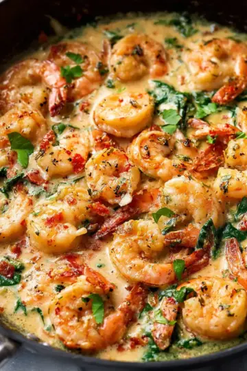 Easy Creamy Tuscan Shrimp Recipe